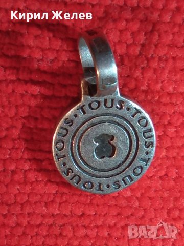TOUS 925 ЛУКСОЗЕН МАРКОВ БУТИКОВ ДИЗАЙНЕРСКИ СРЕБЪРЕН МЕДАЛЬОН СРЕБРО 925 ОРИГИНАЛНО БИЖУ 35460, снимка 2 - Колиета, медальони, синджири - 39373463
