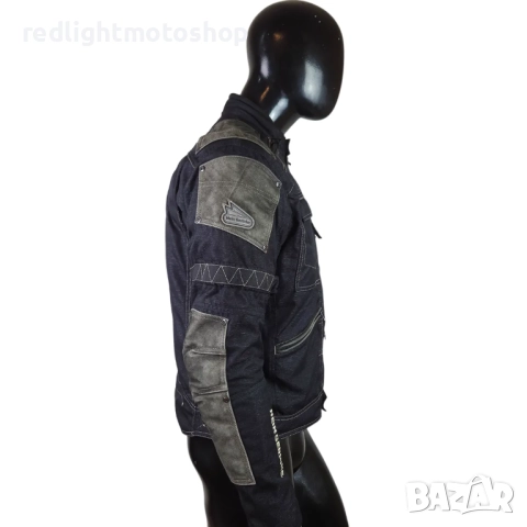 📌 5436 Hein Gericke – Мъжко дънково мото яке, размер 50 – 150 лв., снимка 3 - Аксесоари и консумативи - 52683447