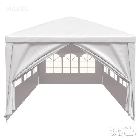vidaXL Парти шатра, 3х9 м, бяла, снимка 4 - Палатки - 56148390
