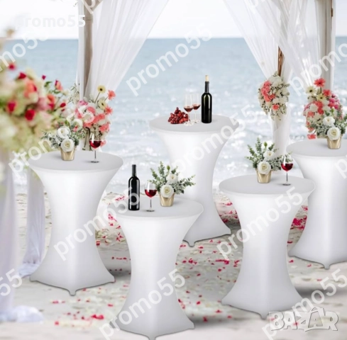 Сгъваема Маса за Кетъринг, Кръгла Коктейлна Маса 80х110см., снимка 4 - Градински мебели, декорация  - 51473245