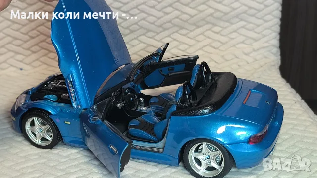 Метални коли BMW Z3 M . Мащаб 1:18, снимка 5 - Колекции - 55751550