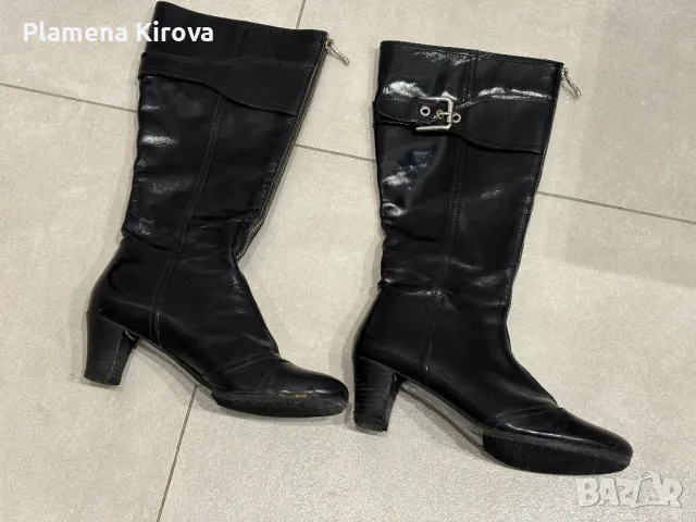 Ботуши | 100% естествена кожа | номер 37, снимка 3 - Дамски ботуши - 49016083