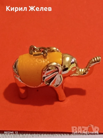 ВИСУЛКА ТАЛИСМАН СЛОН КРАСИВ МОДЕН АКСЕСОАР 52170