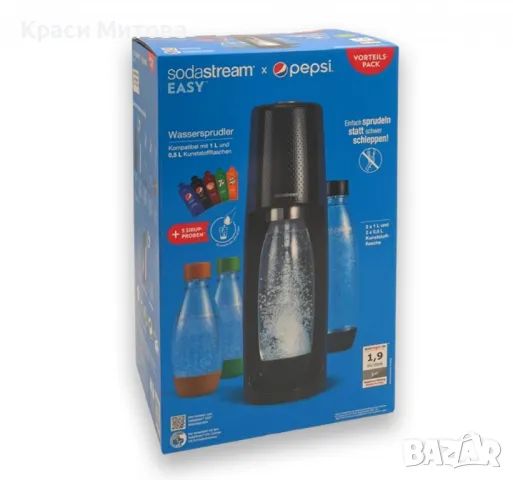 Машина за газиране на вода SodaStream Easy, снимка 3 - Кухненски роботи - 48951711