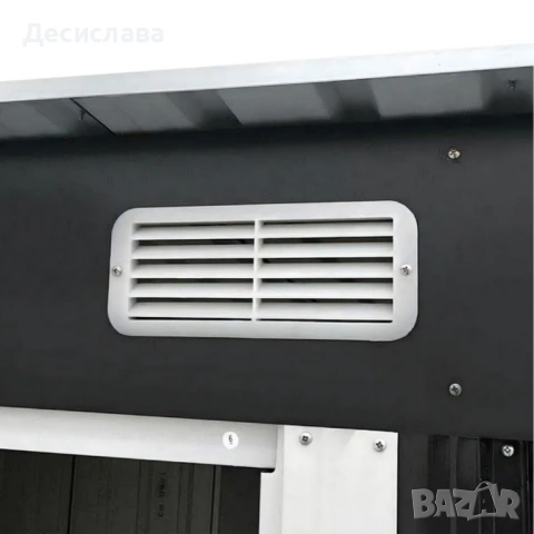 Метална градинска къща за инструменти с вентилация и заключване, снимка 11 - Други - 53137436