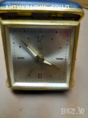 Соц Стар Механичен Часовник Будилник  Работещ., снимка 2 - Антикварни и старинни предмети - 47869169