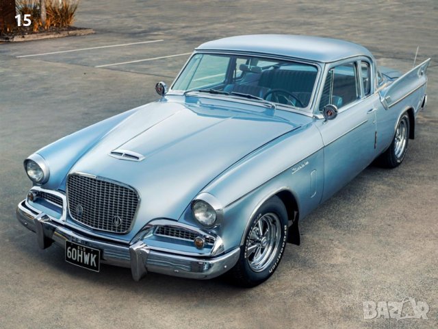 Модел автомобил Studebaker Silver Hawk, снимка 5 - Статуетки - 11752437