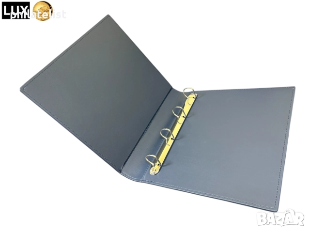 Папка с касета LUX , еко-кожа – GRANDE стандарт А4 , черен цвят, снимка 15 - Нумизматика и бонистика - 52337424