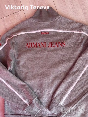 Мъжки суитчър Armani jeans M, снимка 4 - Суичъри - 35834681