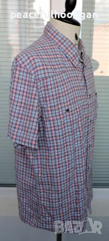 Peak Performance Outdoor short sleeve shirt - мъжка карирана риза размер XL, снимка 8 - Ризи - 48926367