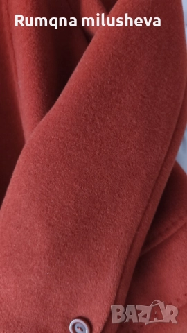 Елегантно модерно манто и палто брик, снимка 5 - Палта, манта - 49131902