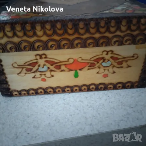 Ретро дървена кутия 