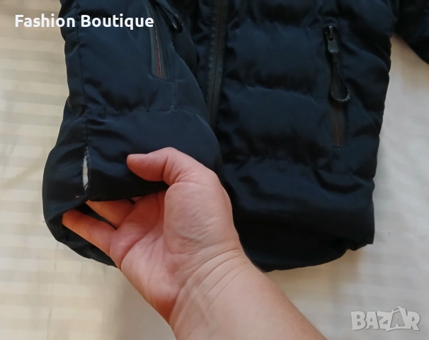 ПРОДАВАМ  Детско зимно яке, размер  24 месеца + нова шапка!!! Якето е запазено с 1-на единствена заб, снимка 8 - Детски якета и елеци - 51891643