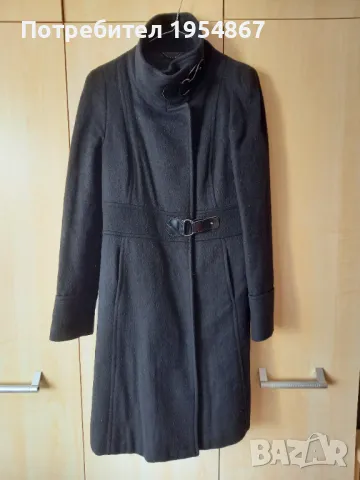 Mango вълнено палто с подплата размер М