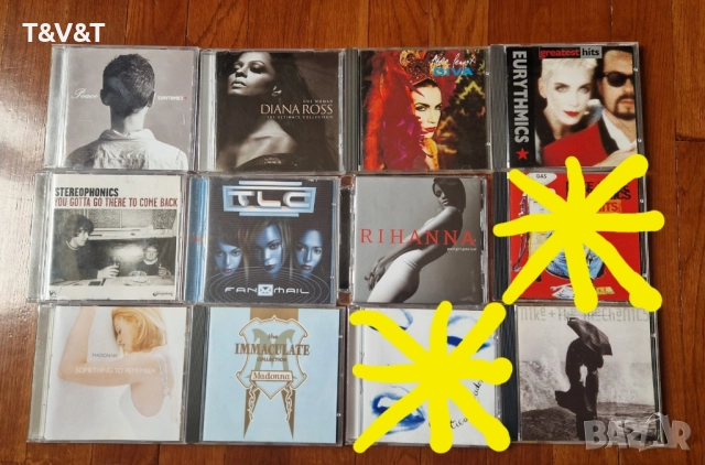 Оригинални Аудио CD, Phil Collins, Madonna, Rihannа, Beyonce, Queen Whitney Houston, снимка 3 - CD дискове - 49674479