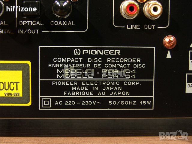 CD PLAYER Pioneer pdr-04, снимка 8 - Ресийвъри, усилватели, смесителни пултове - 35831059