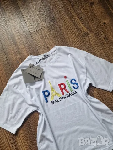 Страхотна дамска тениска BALENCIAGA  , нова с етикет, размер S / M ,L , XL, цена 35лв, снимка 4 - Тениски - 49488618