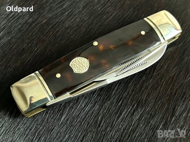 Колекционерски джобен сгъваем нож с три остриета RR Whittler Tortoise. (RR2435), снимка 2 - Ножове - 44274948