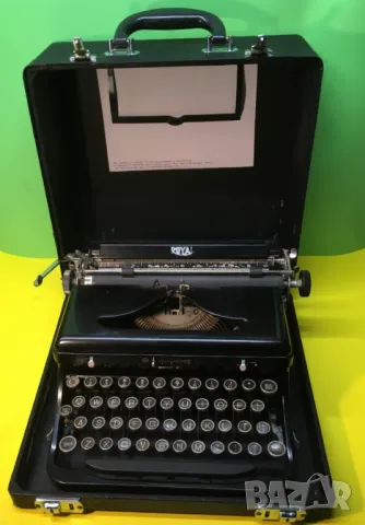 Винтидж пишеща машина Royal Portable  Латиница Модел O 1934 г. Работеща !, снимка 6 - Антикварни и старинни предмети - 48035393