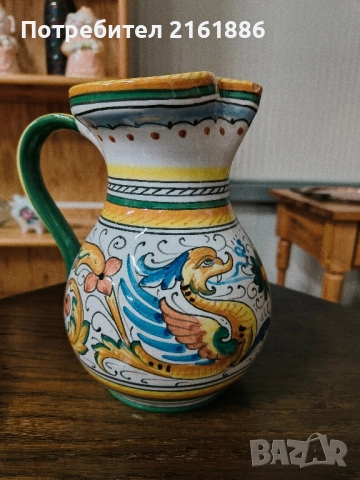 Уникален ръчно рисуван комплект керамика , снимка 4 - Декорация за дома - 51675275