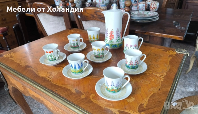 сервиз за кафе Villeroy&Boch на цветя