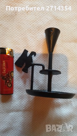 Красив свещник от ковано желязо , снимка 2 - Други - 39648575