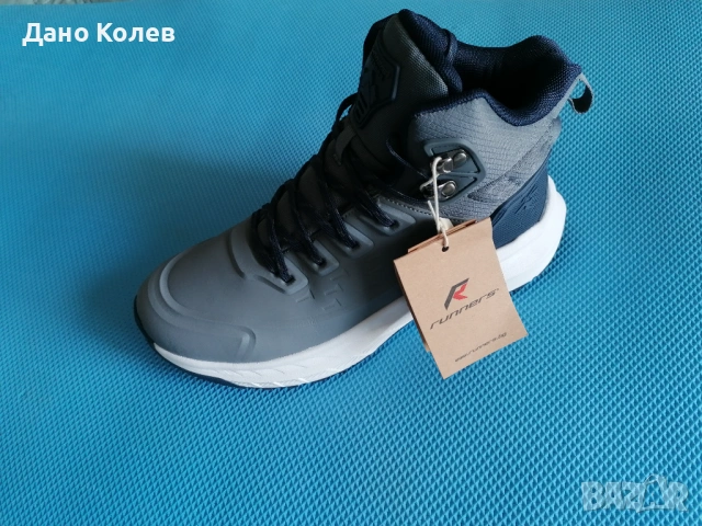 Мъжки маратонки Runners, RNS-242-6470, Сив [26,5см - 41]], снимка 9 - Маратонки - 53769803