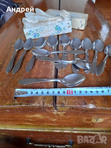 Стари лъжици #10, снимка 8 - Прибори за хранене, готвене и сервиране - 52211798