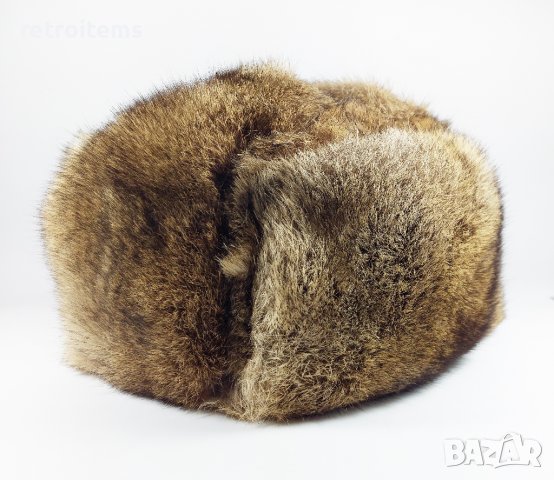 Руски шапки-ушанки от заешки естествен косъм., снимка 12 - Шапки - 39804160