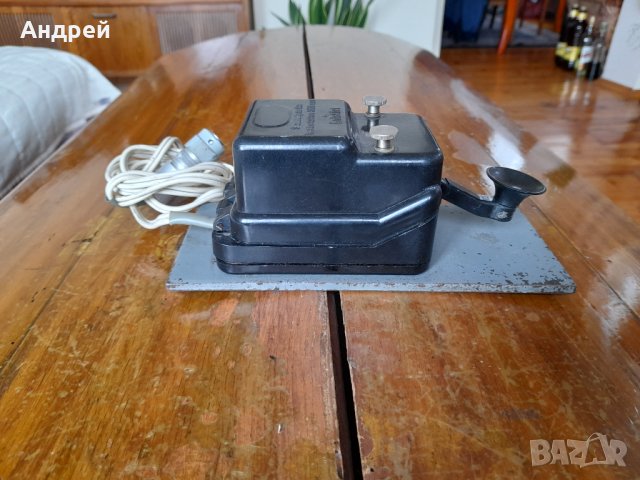 Стар морзов манипулатор,ключ #5, снимка 2 - Антикварни и старинни предмети - 41929998