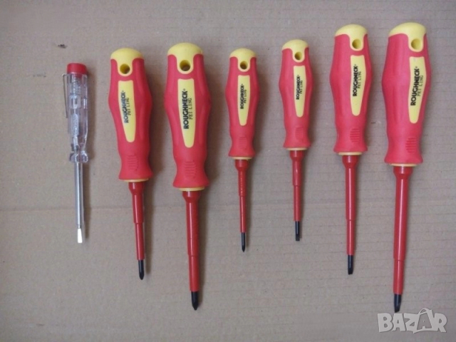 Ck triton xls 5 броя отвертки JBM 6 БРОЯ ударни отвертки Roughneck 7 броя изолирани отвертки, снимка 6 - Отвертки - 52924196