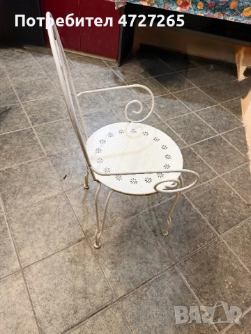 Метални столове 4бр, снимка 3 - Столове - 53826607