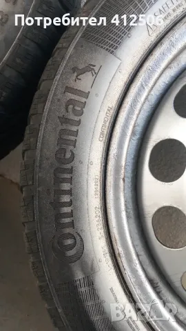 Продавам зимни гуми с железни  джанти , снимка 3 - Гуми и джанти - 47467717