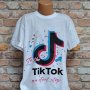 Нова детска тениска с дигитален печат TIK TOK, снимка 2
