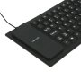 Клавиатура, силиконова, устойчива на заливане, прах и удари, USB Черна - код 0081, снимка 7