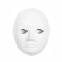 Бяла карнавална маска , призрак , парти маска, снимка 1