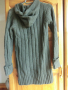 Дълга кафява жилетка плетиво, снимка 3