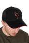 Шапка Fox Collection Trucker Cap Black & Orange, снимка 3