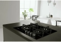 Газов плот Whirlpool AKT 627/NB, 59 см - черно стъкло, снимка 1