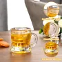 5584 Комплект стъклени мини чашки Халбички, 12 броя, 20 ml, снимка 4