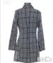 Ново Елегантно Дамско Карирано Палто М, снимка 2