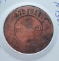 Монета 5 копейки 1879