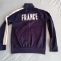 НОВА БЕЗ ЕТИКЕТ FRANCE PUMA Navy Blue Full Zip sweatshirt hoodie top горница топ суичър худи, снимка 2