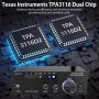 Bluetooth 5.0 HiFi усилвател 2x100W TPA3116, снимка 5