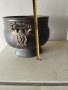 стар месингов съд,кашпа, снимка 3
