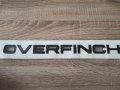 Рейндж Роувър Оувърфинч Range Rover Overfinch емблема надпис, снимка 1 - Аксесоари и консумативи - 41667302
