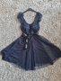 Тъмно синя елегантна рокля, снимка 1 - Рокли - 41635829