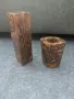 Две ретро вази от смола, снимка 1
