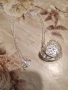 Ново Сребърно Дамско Колие Сърце , снимка 5