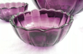Стъклени купи цветно  лилаво стъкло, снимка 5